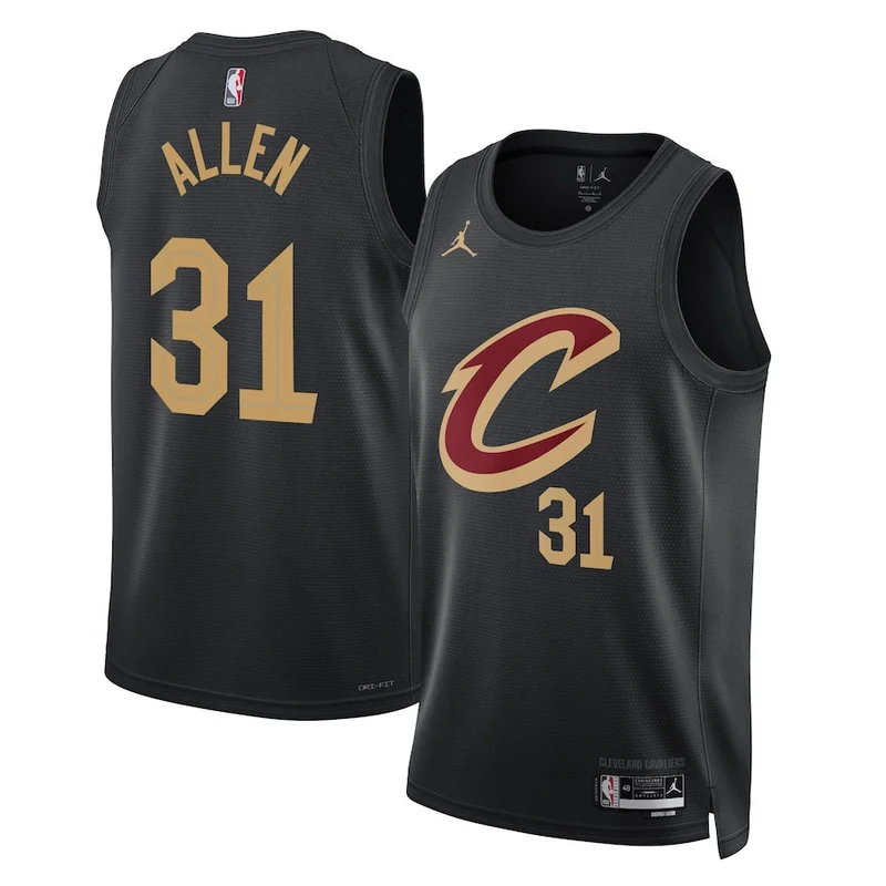 Donovan Mitchell Cleveland Cavaliers Jersey - City Edition - Wine - Image 4