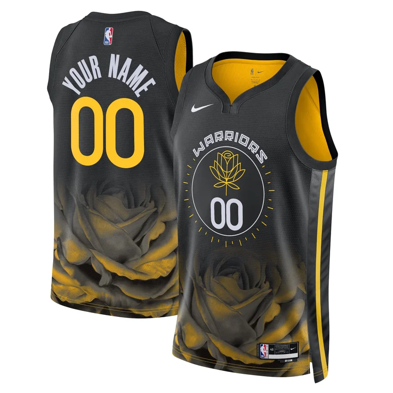 Golden State Warriors  JerseyUnisex 2022 23 Swingman Custom - City Edition - Black