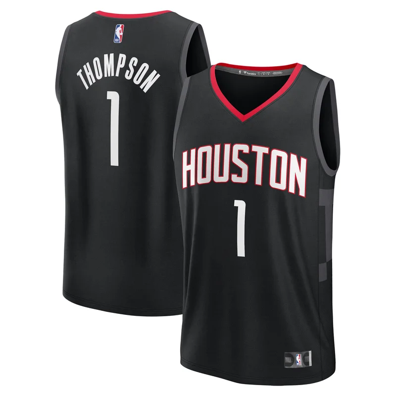 AThompson 1 Houston Rockets Jersey 2023/24 City Edition Swingman - White - Image 4