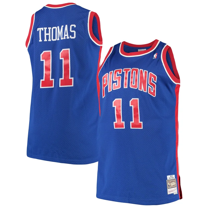 Grant Hill Detroit Pistons Jersey 1998 99 Hardwood Classics Swingman - Teal - Image 3