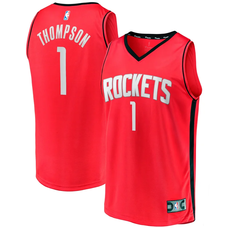 AThompson 1 Houston Rockets Jersey 2023/24 City Edition Swingman - White - Image 2