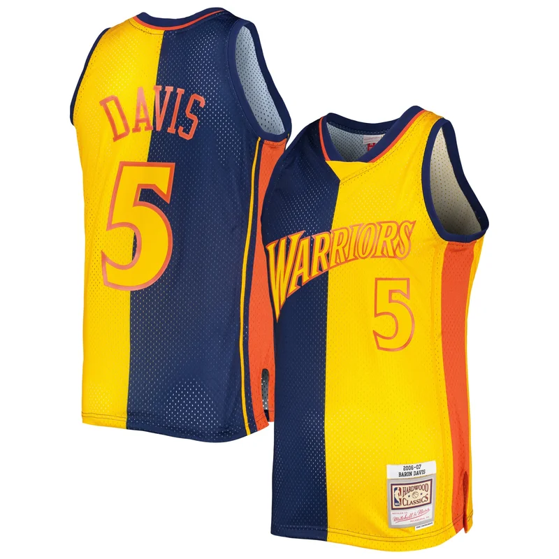 Baron Davis Golden State Warriors  JerseyHardwood Classics 2006 07 Split Swingman -
