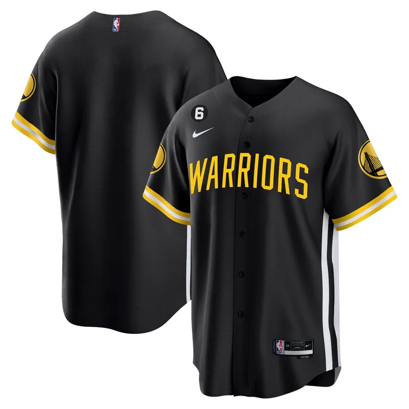 Draymond Green 23 Golden State Warriors JerseyBaseball - Black - Image 5
