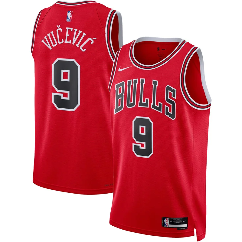 Nikola Vucevic Chicago Bulls Jersey Unisex Swingman - Icon Edition - Red