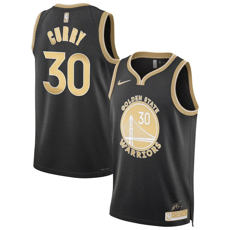 Stephen Curry 30 Golden State Warriors  JerseyUnisex Select Series Swingman - Black