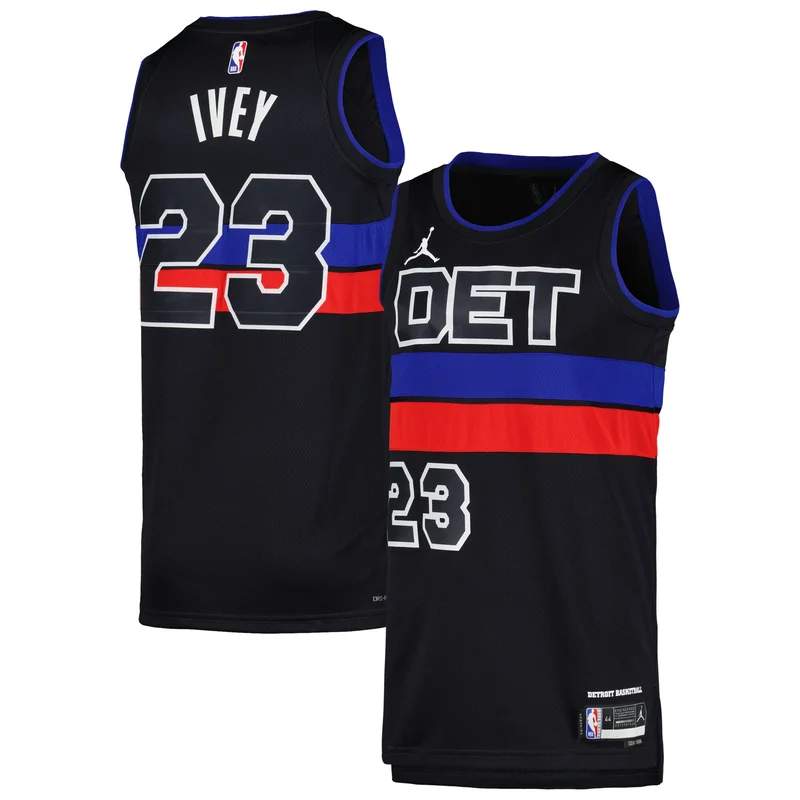 Jaden Ivey Detroit Pistons Jersey 2022 23 Swingman - City Edition - Green - Image 4