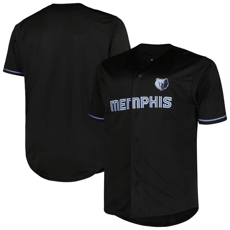 Memphis Grizzlies Jersey Profile Big & Tall Pop - Black
