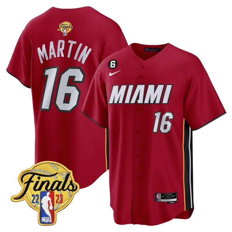 Bam Adebayo 13 Miami Heat Jersey 2023 Finals Baseball - Black Limited - Image 4