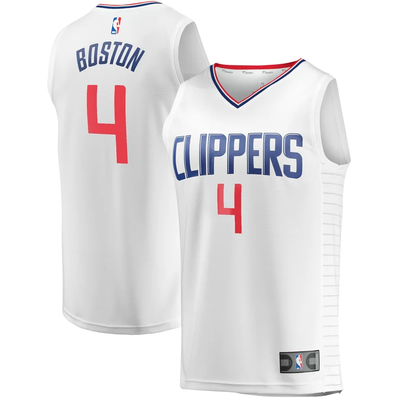 Brandon Boston LA Clippers Jersey Fast Break Player - Association Edition - White