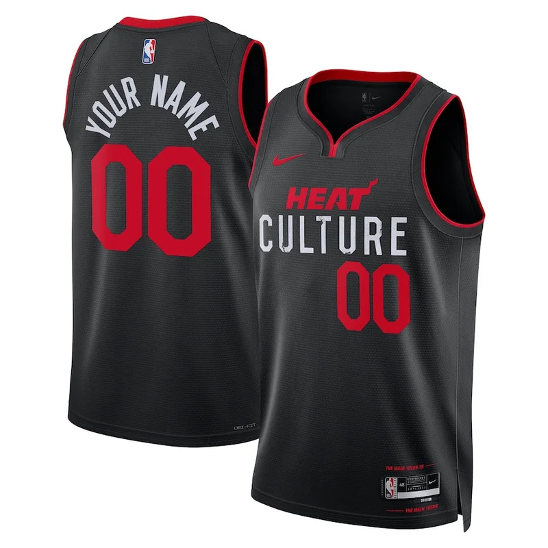 Kevin Love 42 Miami Heat Jersey Baseball - Black - Image 3