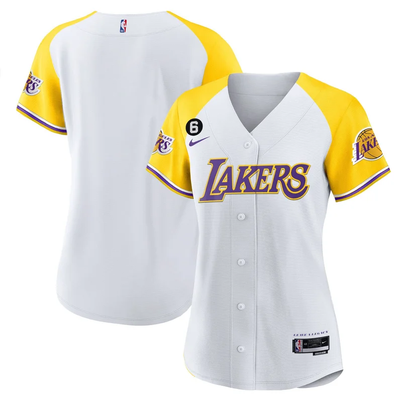 LeBron James 6 Los Angeles Lakers Jersey Kobe & Gigi Patch 2023 - Black Mamba - Image 2