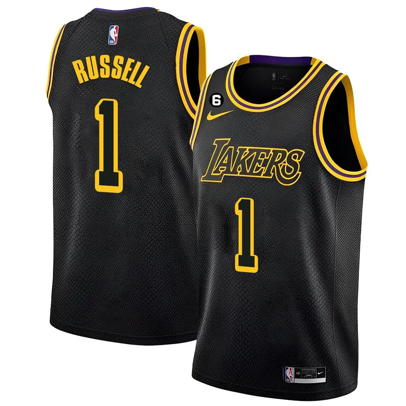 Austin Reaves 15 Los Angeles Lakers Jersey Alternate Baseball - Purple - Image 5