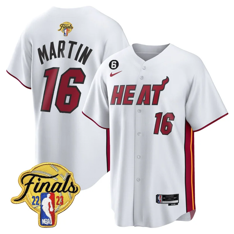 Bam Adebayo 13 Miami Heat Jersey 2023 Finals Baseball - Black Limited - Image 2