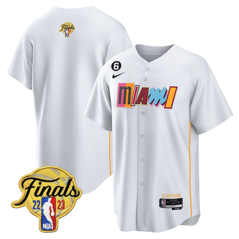 Miami Heat Jersey 2023 Finals Baseball - City Black - Image 2