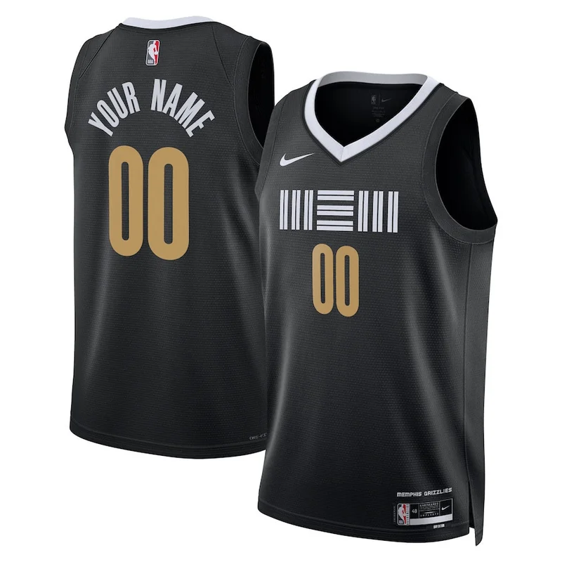 Memphis Grizzlies Jersey 2023/24 City Edition Swingman Custom - Black