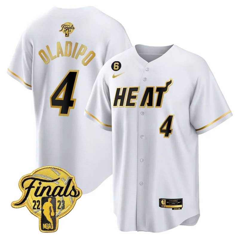 Victor Oladipo 4 Miami Heat Jersey 2023 Finals Baseball - Association - Image 5