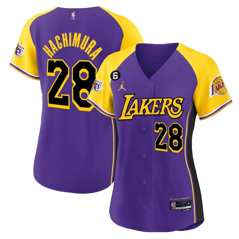 LeBron James 6 Los Angeles Lakers Jersey Kobe & Gigi Patch 2023 - Black Mamba - Image 4