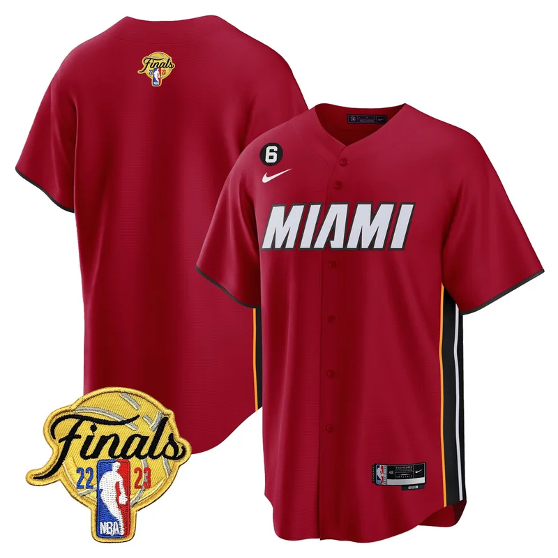 Miami Heat Jersey 2023 Finals Baseball - City Black - Image 3
