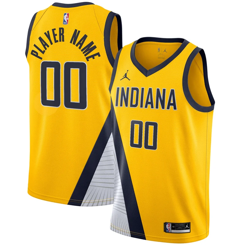 Indiana Pacers Jersey Jordan Brand Swingman Custom - Statement Edition - Gold