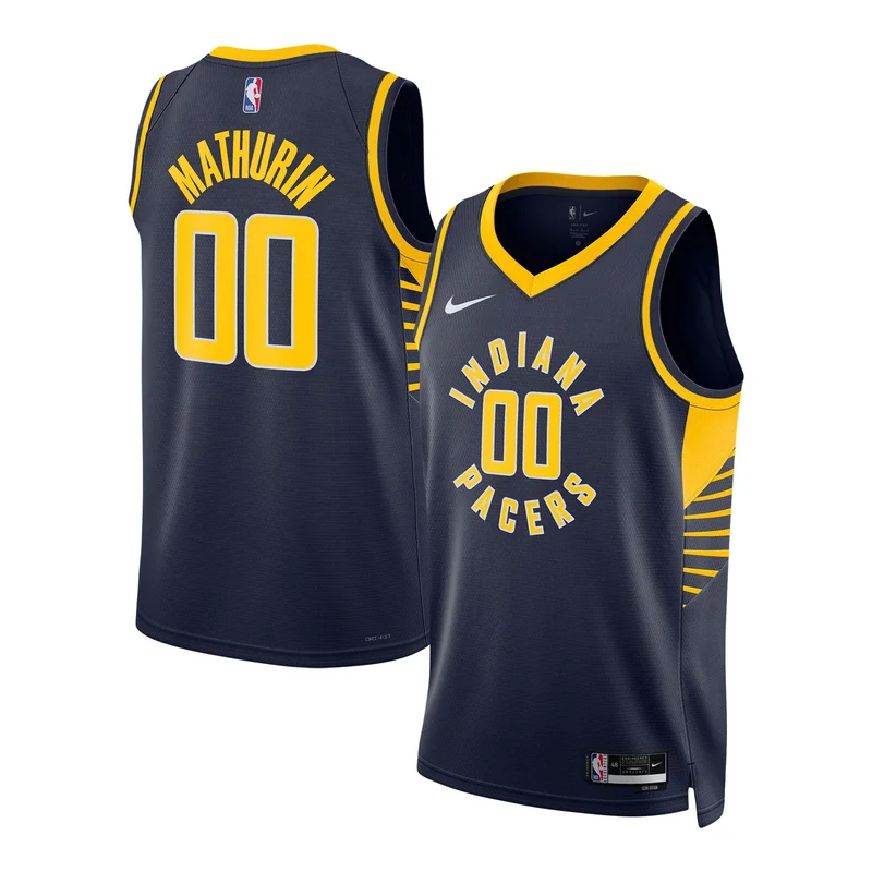Bennedict Mathurin Indiana Pacers Jersey Unisex Swingman - Icon Edition - Navy