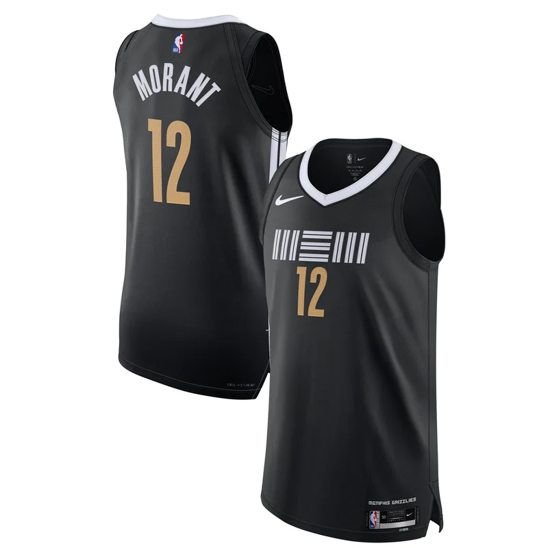 Ja Morant Memphis Grizzlies Jersey - City Edition - Black