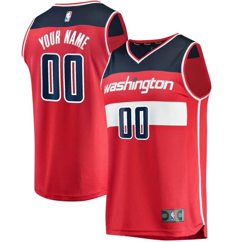 Washington Wizards Jersey Custom Fast Break Navy - Statement Edition - Image 5