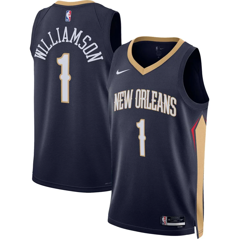 Zion Williamson New Orleans Pelicans Jersey Unisex Swingman - Icon Edition - Navy