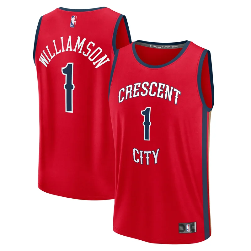 Zion Williamson New Orleans Pelicans Jersey Unisex Swingman - Icon Edition - Navy - Image 5