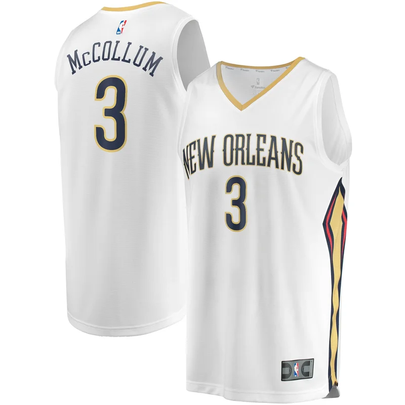 Herbert Jones New Orleans Pelicans Jersey Fast Break Player - Statement Edition - Red - Image 3