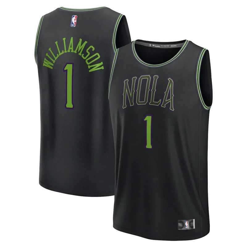Zion Williamson New Orleans Pelicans Jersey Unisex Swingman - Icon Edition - Navy - Image 2