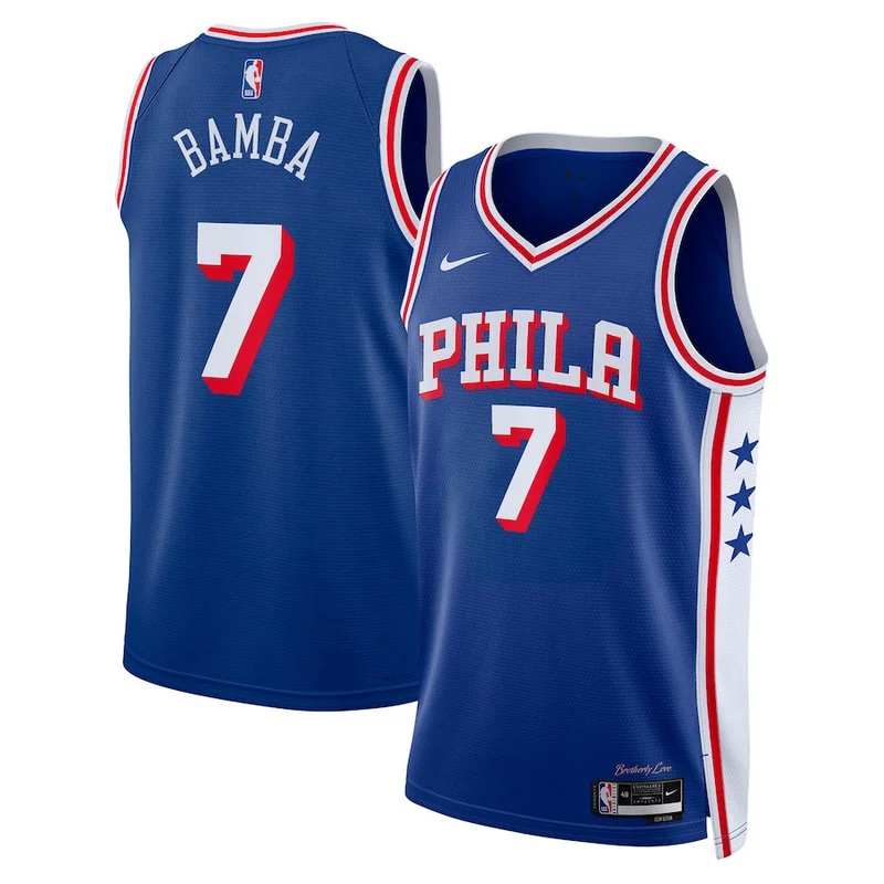 James Harden 1 Philadelphia 76ers Jersey 2023/24 City Edition Swingman - Navy - Image 4