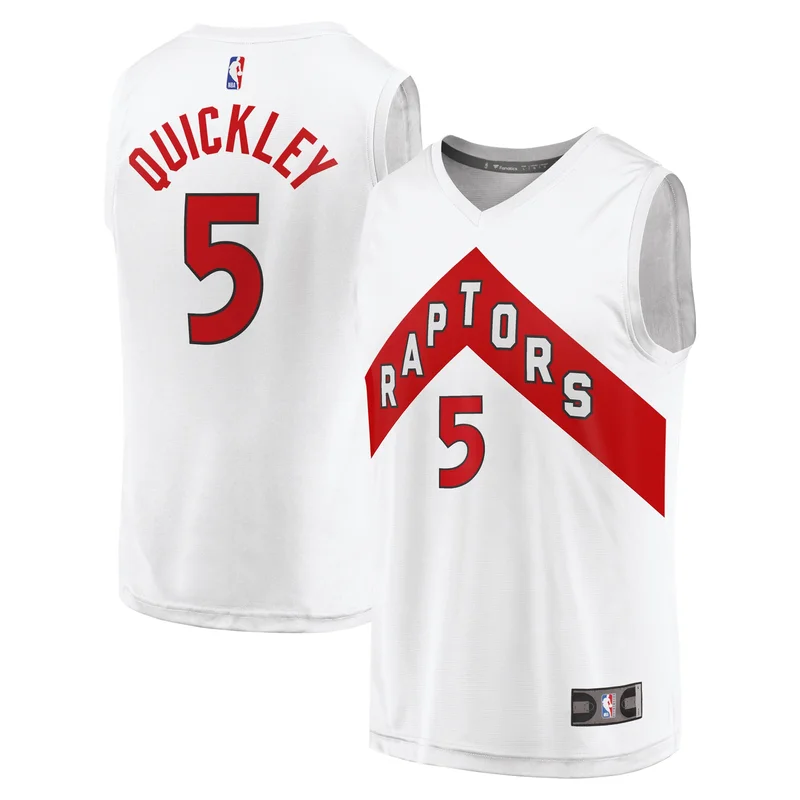 Immanuel Quickley Toronto Raptors Jersey Fast Break Player - Association Edition - White