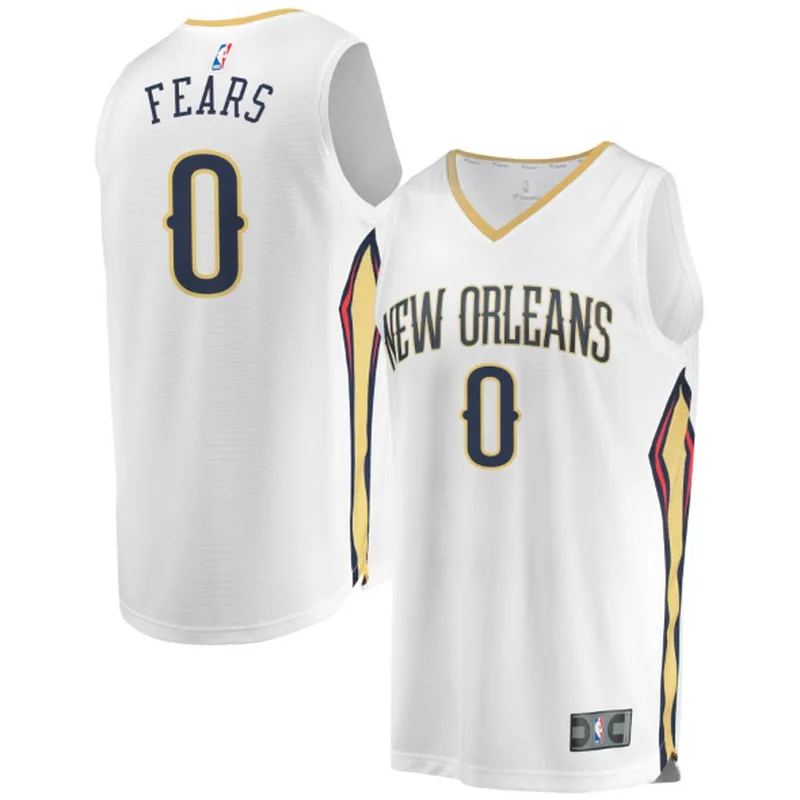 New Orleans Pelicans Jersey Jeremiah Fears Navy 2025 Draft First Round Pick Fast Break - Image 3