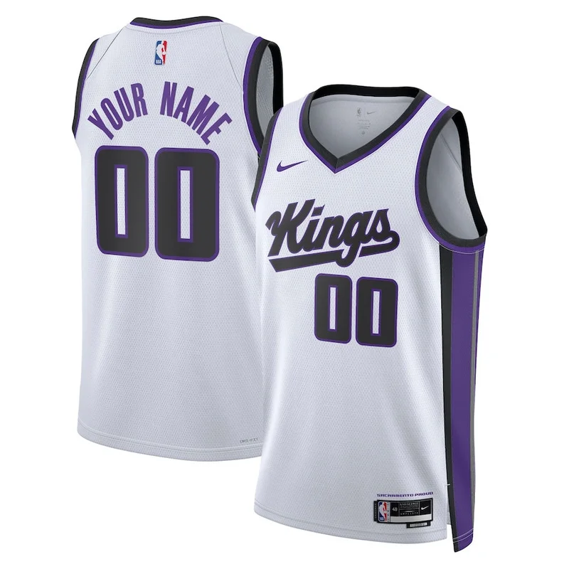 Sacramento Kings Jersey Association Swingman Custom - White