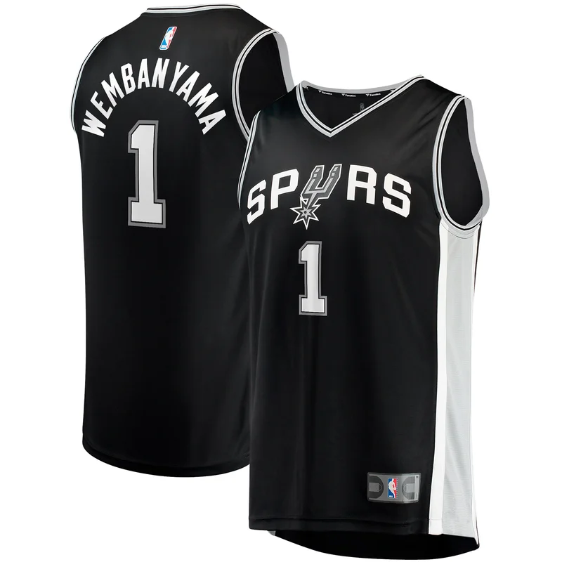 Victor Wembanyama 1 San Antonio Spurs Jersey 2023/24 City Edition Swingman - White - Image 5