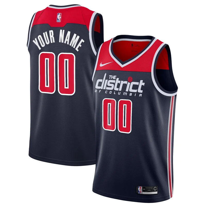 Kyle Kuzma 33 Washington Wizards Jersey 2023/24 City Edition Swingman - Black - Image 2