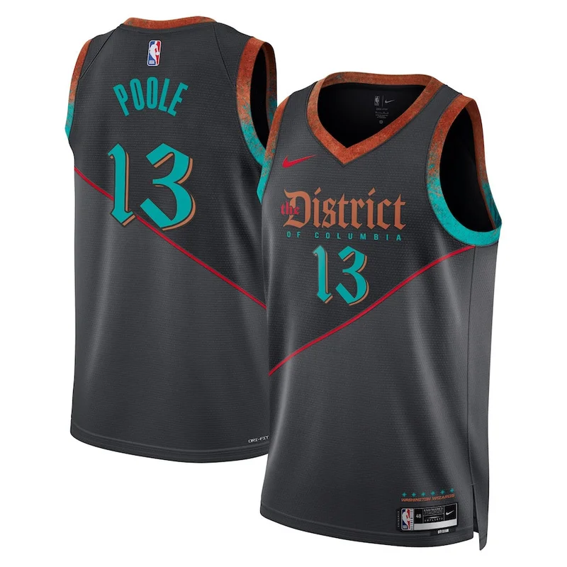Washington Wizards Jersey Custom Fast Break Navy - Statement Edition - Image 4