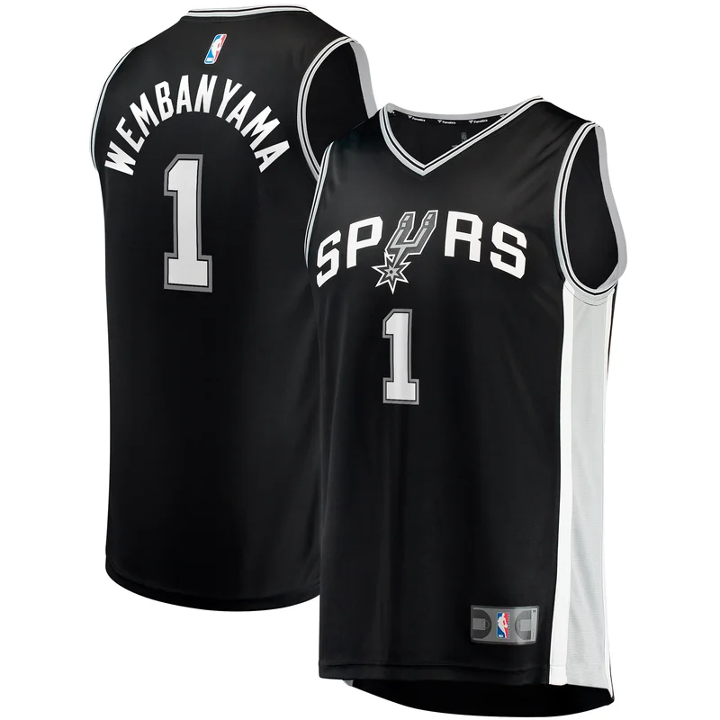 Victor Wembanyama 1 San Antonio Spurs Jersey 2023/24 City Edition Swingman - White - Image 4