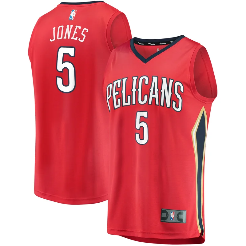 Herbert Jones New Orleans Pelicans Jersey Fast Break Player - Statement Edition - Red