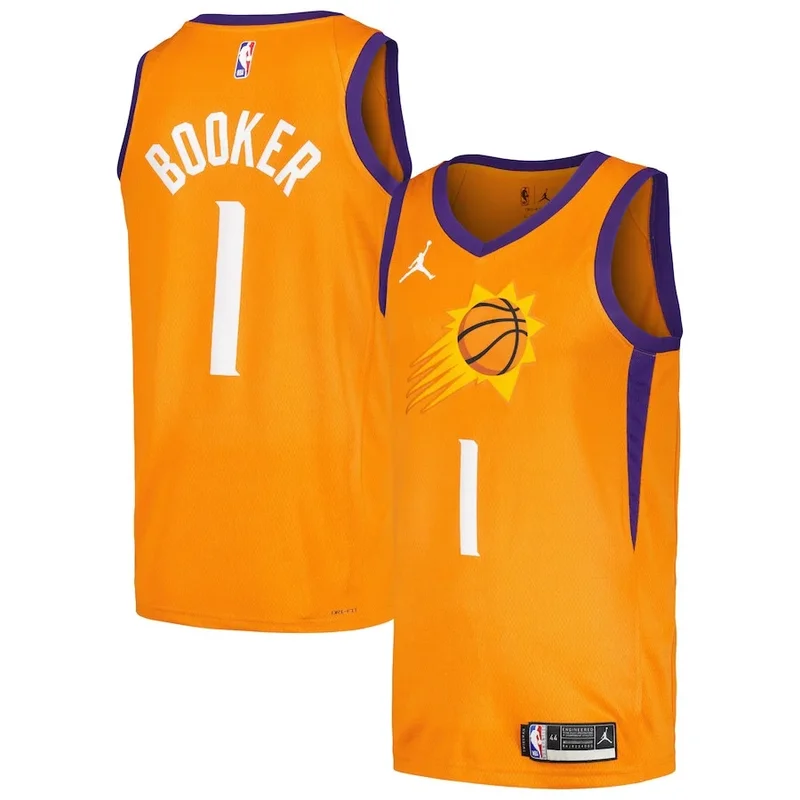 Devin Booker 1 Phoenix Suns Jersey Swingman - Association Edition - White - Image 2
