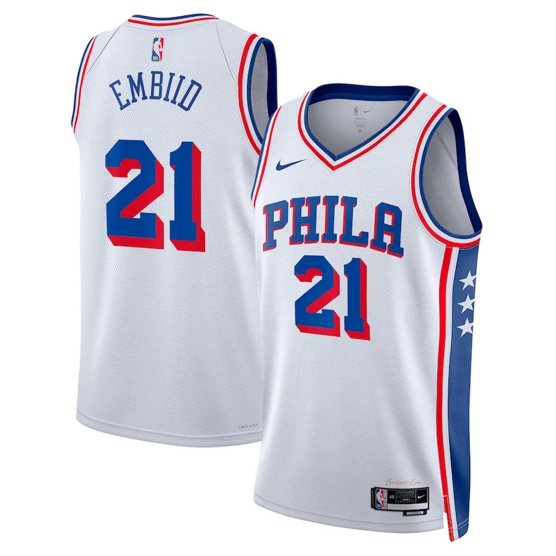 Buddy Hield Philadelphia 76ers Jersey Fast Break Player - Icon Edition - Royal - Image 4