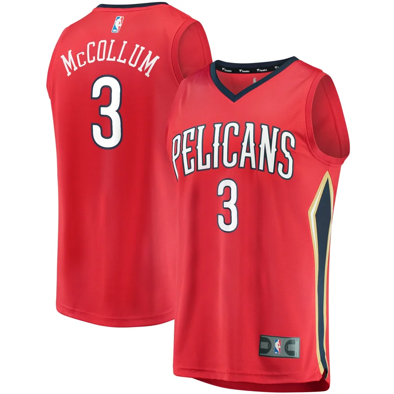 Herbert Jones New Orleans Pelicans Jersey Fast Break Player - Statement Edition - Red - Image 5