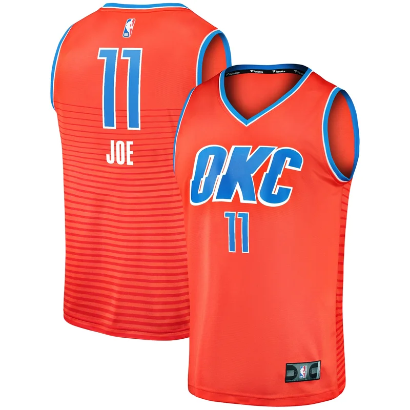 RJ Barrett 9 New York Knicks Jersey 2023/24 City Edition Swingman - Blue - Image 3