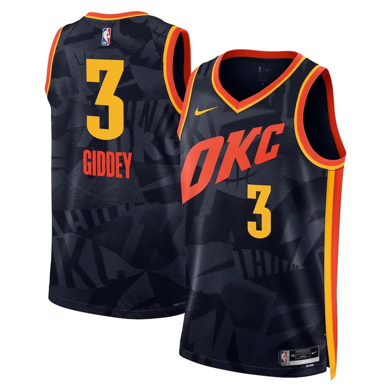 RJ Barrett 9 New York Knicks Jersey 2023/24 City Edition Swingman - Blue - Image 4