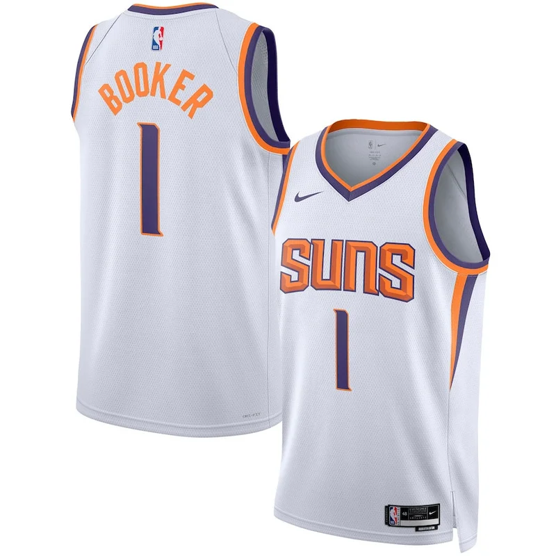 Devin Booker 1 Phoenix Suns Jersey Swingman - Association Edition - White