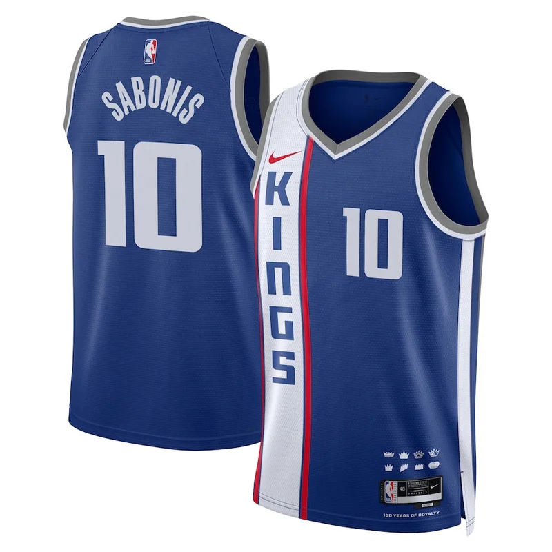 De'Aaron Fox 5 Sacramento Kings Jersey Unisex Swingman - Statement Edition - Purple/Black - Image 2