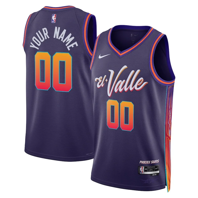 Phoenix Suns Jersey 2023/24 City Edition Swingman Custom - Purple