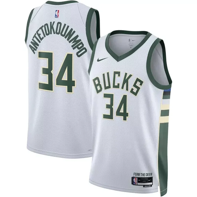 Oscar Robertson Milwaukee Bucks 1996/97 Classics NBA 75th Anniversary Diamond Jersey Green - Image 3