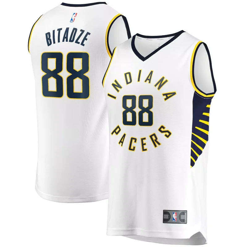 Goga Bitadze Indiana Pacers Fast Break Player Jersey - Association Edition - White NBA
