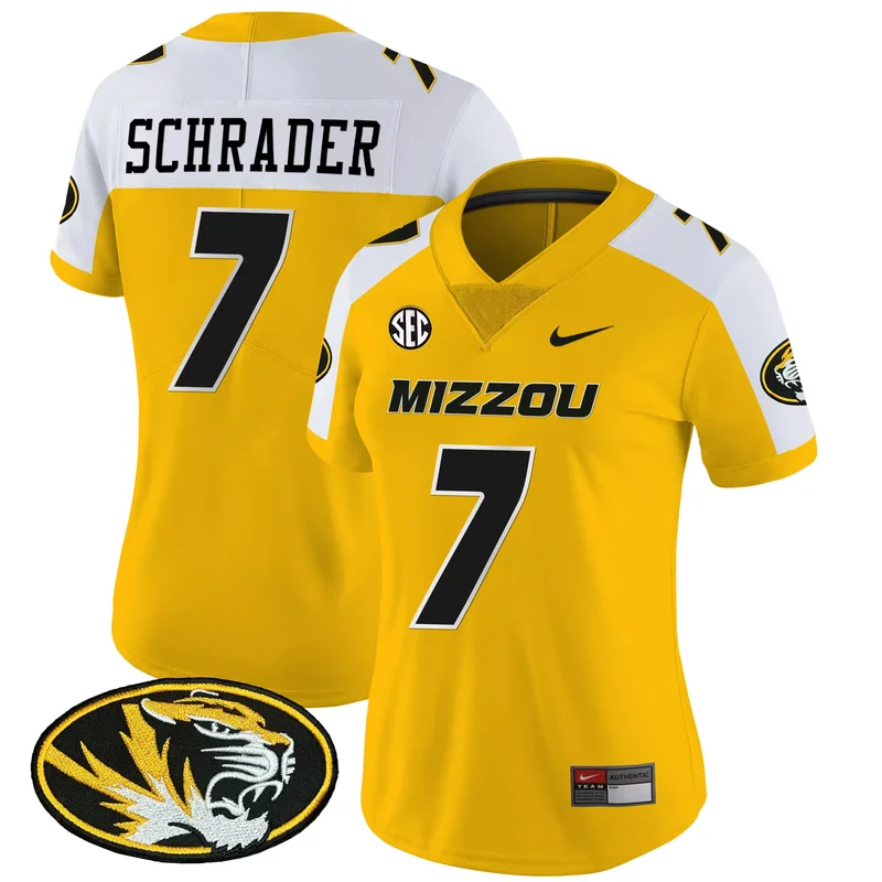 Black Luther Burden III missouri tigers Gold jersey all stitched - Image 2